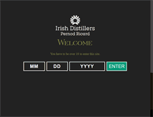 Tablet Screenshot of irishdistillers.ie